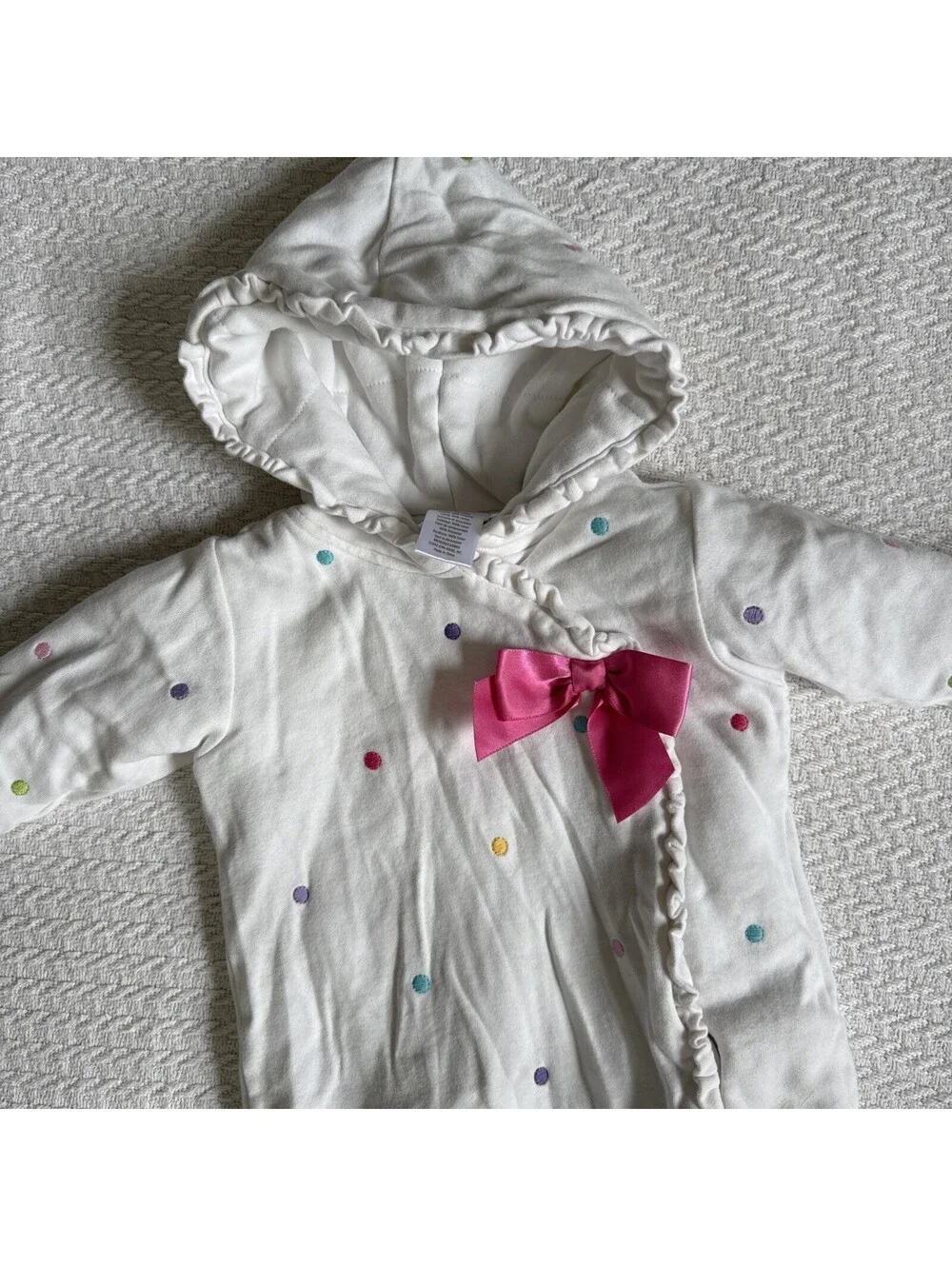 Baby Girl Clothes Gymboree 2012 Colorful Dots Winter Snowsuit